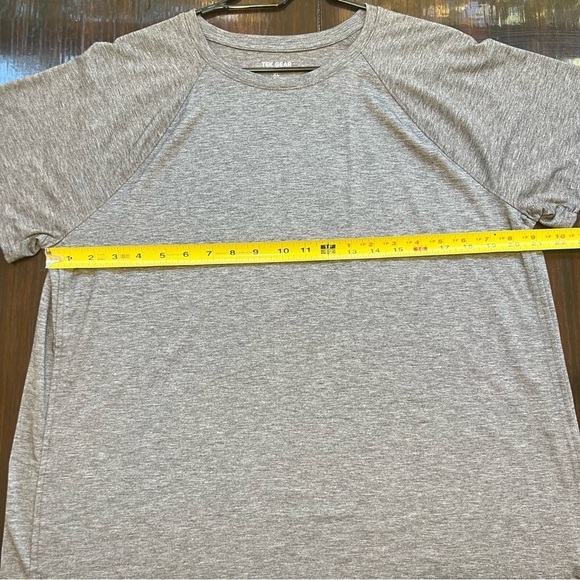 Tek Gear On the Go Womens Top Gray Size XL Polyester Blend Short Sleeve - Picture 6 of 7